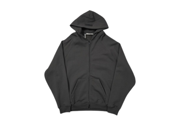 Fear of God Essentials Zipup Hoodie 'Iron'